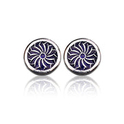 blue-enamel-flower-ear-studs